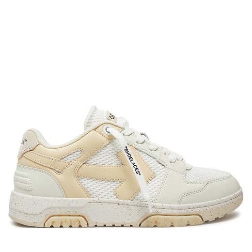 Sneakersy Off-White OMIA243G23LEA0010104 Écru ze sklepu eobuwie.pl w kategorii Buty sportowe męskie - zdjęcie 177393555