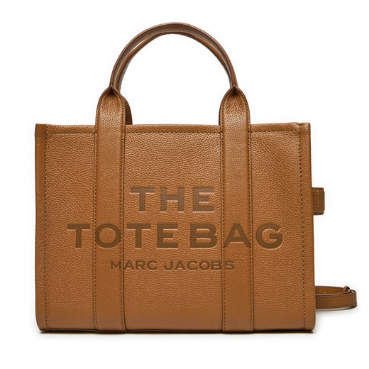 Torebka Marc Jacobs The Leather Medium Tote Bag H004L01PF21 Brązowy Marc Jacobs one size eobuwie.pl