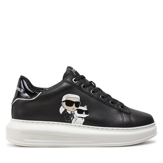 Sneakersy KARL LAGERFELD KL62524T Czarny Karl Lagerfeld 36 eobuwie.pl
