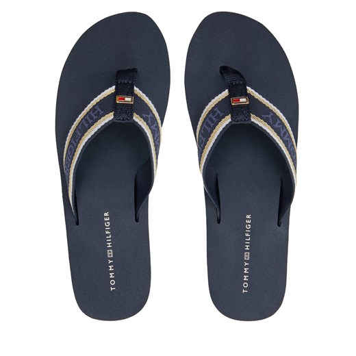 Japonki Tommy Hilfiger Im Platform Beach Sandal FW0FW08236 Granatowy Tommy Hilfiger 40 eobuwie.pl