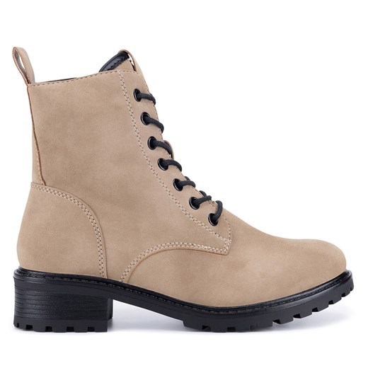 Botki Clara Barson WS2971-33 Beżowy Clara Barson 37 eobuwie.pl