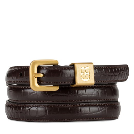 Pasek Damski Gino Rossi BLYL24002-2 CR Brązowy Gino Rossi S eobuwie.pl