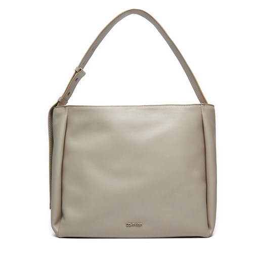 Torebka Calvin Klein Gracie Medium Ew Shopper K60K612129 Szary Calvin Klein one size eobuwie.pl