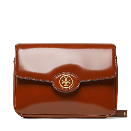 Torebka Tory Burch Robinson Spazzolato 143122 Brązowy Tory Burch one size eobuwie.pl