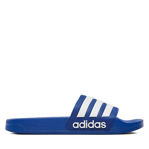 Klapki adidas Adilette Shower GW1048 Niebieski ze sklepu eobuwie.pl w kategorii Klapki damskie - zdjęcie 177399769