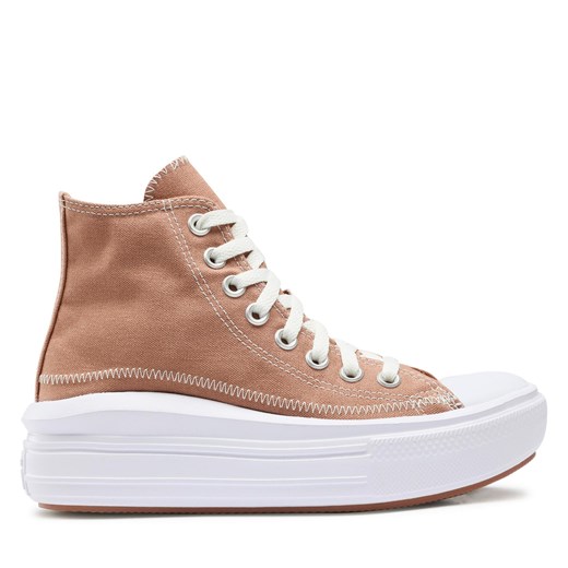 Trampki Converse Chuck Taylor All Star Move A04672C Brązowy Converse 37.5 eobuwie.pl