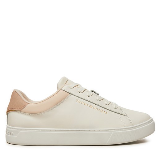 Sneakersy Tommy Hilfiger Essential Court FW0FW08320 Beżowy Tommy Hilfiger 36 eobuwie.pl