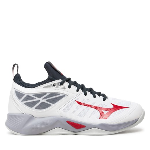 Buty halowe Mizuno Wave Dimension V1GA2240 Biały ze sklepu eobuwie.pl w kategorii Buty sportowe męskie - zdjęcie 177400639