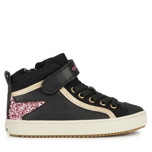 Sneakersy Geox J Kalispera Girl J944GM 054GN C9231 S Czarny Geox 28 wyprzedaż eobuwie.pl