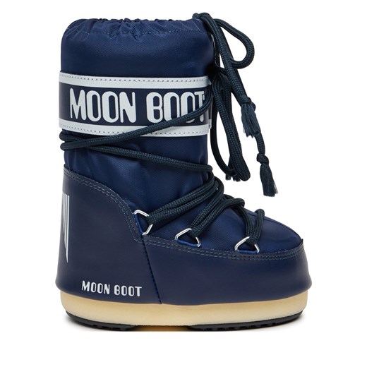 Śniegowce Moon Boot 80D1400440 S Niebieski ze sklepu eobuwie.pl w kategorii Buty zimowe dziecięce - zdjęcie 177400936