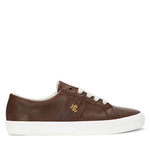 Sneakersy LAUREN RALPH LAUREN 802775372007 Brązowy 40 eobuwie.pl
