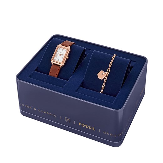 Zegarek Fossil ES5377SET Brązowy Fossil one size eobuwie.pl