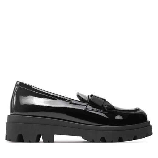 Loafersy TWINSET Mocassino 242GCJ S Czarny Twinset 38 wyprzedaż eobuwie.pl
