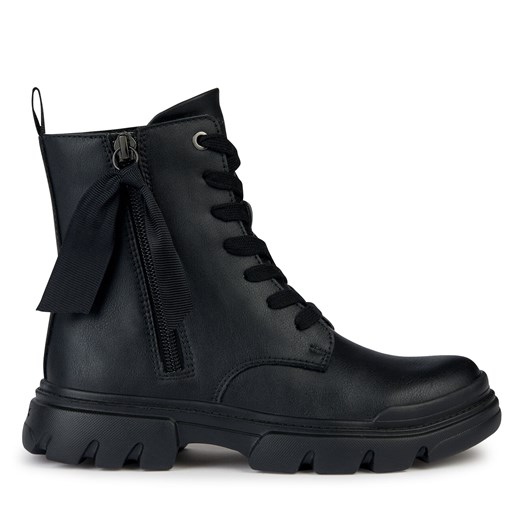 Botki Geox J Junette Girl J36HVG 000BC C9999 D Czarny Geox 36 okazja eobuwie.pl