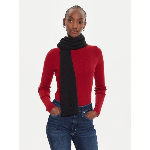 Szalik Calvin Klein Embroidery Fine K60K612601 Czarny Calvin Klein one size eobuwie.pl