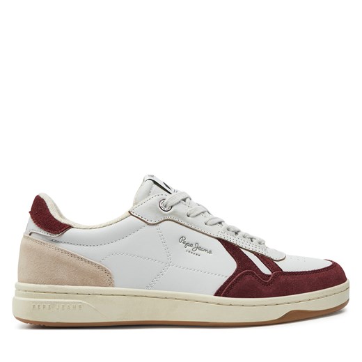 Sneakersy Pepe Jeans Kore Heritage M PMS00026 Biały ze sklepu eobuwie.pl w kategorii Buty sportowe męskie - zdjęcie 177403467