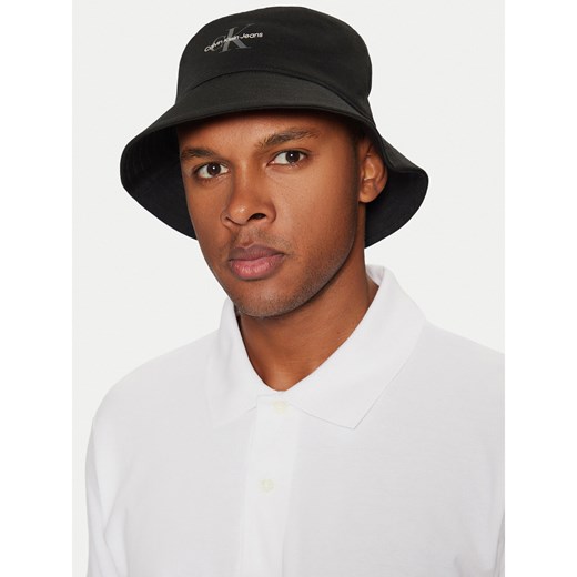 Kapelusz Calvin Klein Jeans K50K513018 Czarny ze sklepu eobuwie.pl w kategorii Kapelusze męskie - zdjęcie 177403737