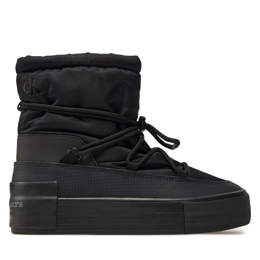 Botki Calvin Klein Jeans Vulc Flatform Snow Boot Wn YW0YW01591 Czarny 38 eobuwie.pl