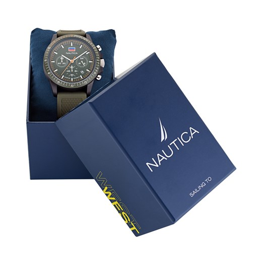 Zegarek Nautica Nautica One NAPNOF4S1 Zielony Nautica one size promocyjna cena eobuwie.pl