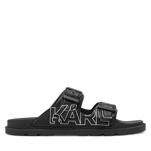 Klapki KARL LAGERFELD KL70978 Czarny Karl Lagerfeld 42 eobuwie.pl