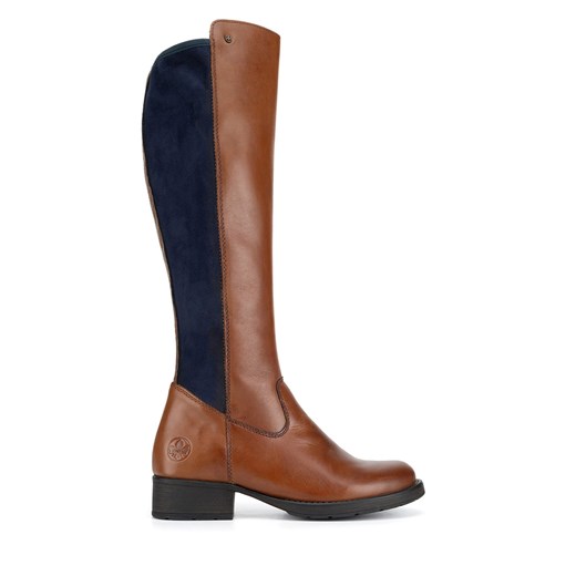 Kozaki Rieker Z9591-23 Brązowy Rieker 38 eobuwie.pl