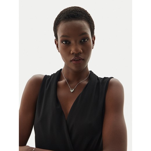 Naszyjnik Guess JUBN04 606JW Srebrny Guess one size eobuwie.pl