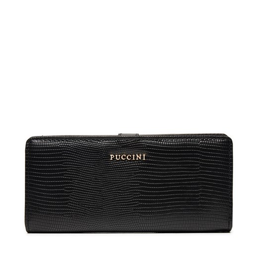 Duży Portfel Damski Puccini BLP837B Czarny Puccini one size eobuwie.pl