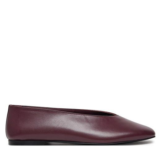 Baleriny Calvin Klein HW0HW02441 Bordowy Calvin Klein 36 eobuwie.pl
