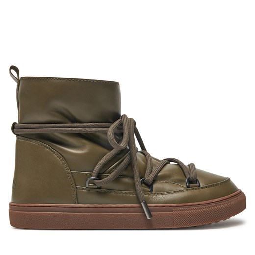 Śniegowce Inuikii Full Leather 55102-087 Zielony ze sklepu eobuwie.pl w kategorii Buty zimowe męskie - zdjęcie 177408157