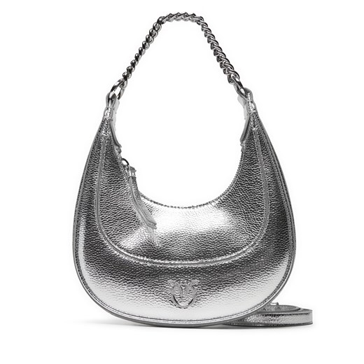 Torebka PINKO Brioche Hobo Mini AI 24-25 PLTT 101433 A204 Srebrny Pinko one size eobuwie.pl