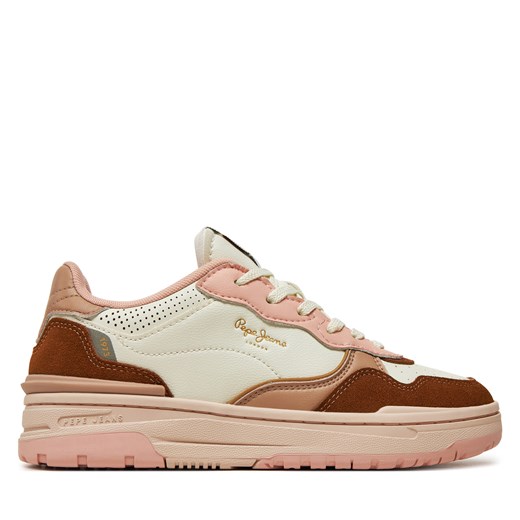 Sneakersy Pepe Jeans PLS00024 Brązowy Pepe Jeans 39 eobuwie.pl