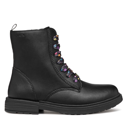 Kozaki Geox Jr Eclair J049QD 0003W C9240 D Czarny Geox 38 eobuwie.pl