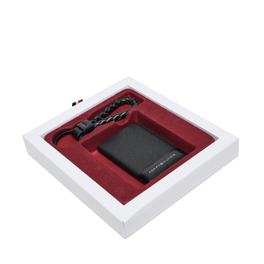 Zestaw upominkowy Tommy Hilfiger Th Saffiano Metal AM0AM13127 Czarny Tommy Hilfiger one size eobuwie.pl