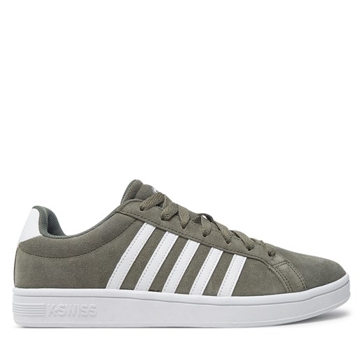 Sneakersy K-Swiss Court Tiebeak 07012 329 Khaki ze sklepu eobuwie.pl w kategorii Buty sportowe męskie - zdjęcie 177412129