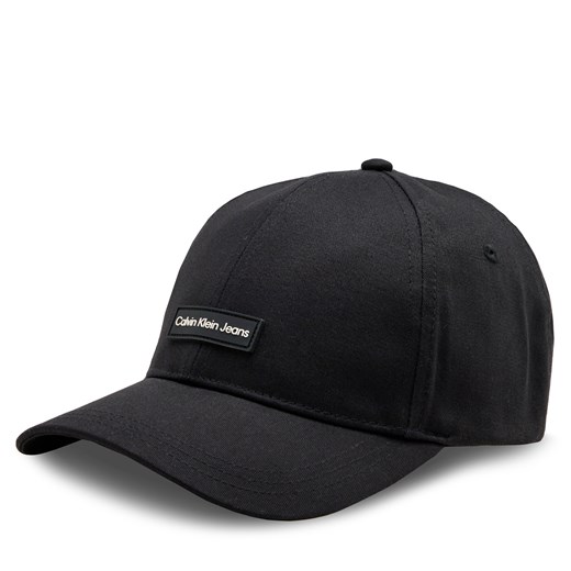 Czapka z daszkiem Calvin Klein Jeans Inst Patch Cap K60K612323 Czarny one size eobuwie.pl