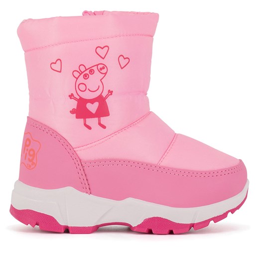 Śniegowce Peppa Pig CM-AW24-336PP Różowy ze sklepu eobuwie.pl w kategorii Buty zimowe dziecięce - zdjęcie 177412975