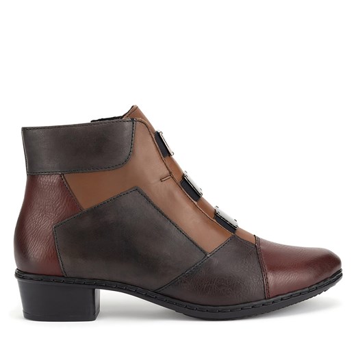 Botki Rieker Y0764-35 Brązowy Rieker 37 eobuwie.pl
