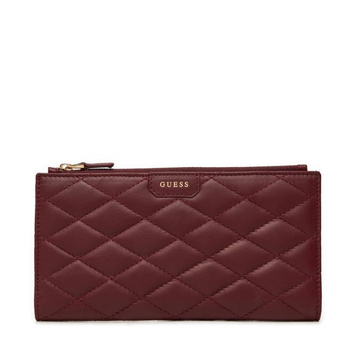 Duży Portfel Damski Guess RW1694 P4401 Bordowy Guess one size eobuwie.pl