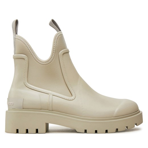 Kalosze Calvin Klein Jeans Mid Rainboot Chelsea YW0YW01034 Szary 39 eobuwie.pl