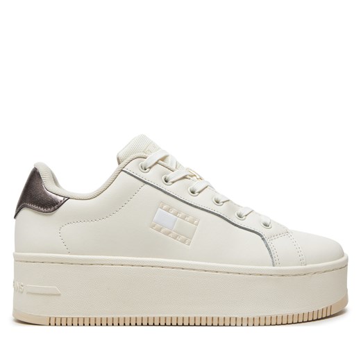 Sneakersy Tommy Jeans EN0EN02711 Écru Tommy Jeans 39 eobuwie.pl promocja