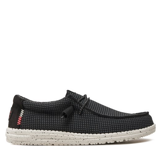 Mokasyny Hey Dude Wally Sport Mesh 40403-066 Czarny 44 eobuwie.pl