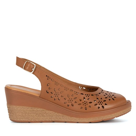 Sandały Lasocki EST-LIWIA-03 Brązowy Lasocki 37 eobuwie.pl