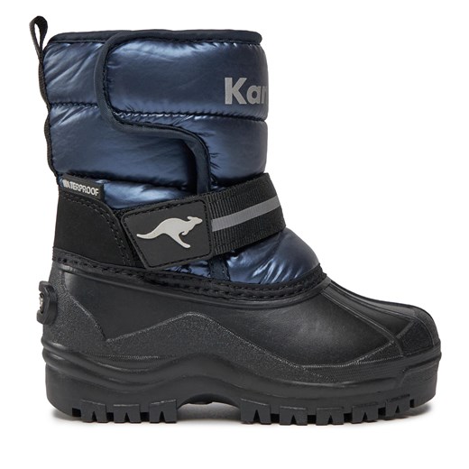 Śniegowce KangaRoos K-Shell II 02224 000 4185 Czarny Kangaroos 25 eobuwie.pl