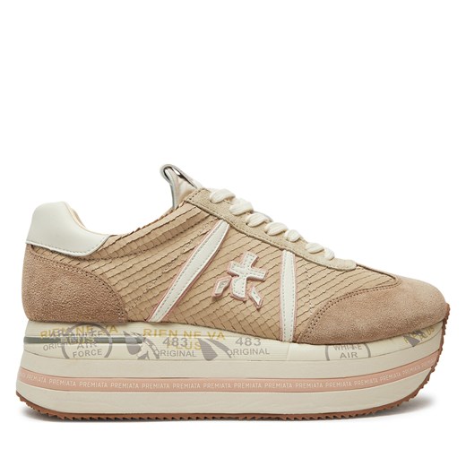 Sneakersy Premiata Beth 7039 Beżowy Premiata 37 wyprzedaż eobuwie.pl