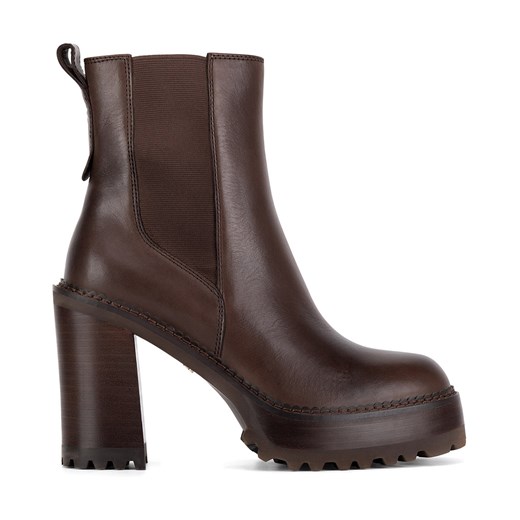 Botki Gino Rossi WGA3258-1Z Brązowy Gino Rossi 37 wyprzedaż eobuwie.pl