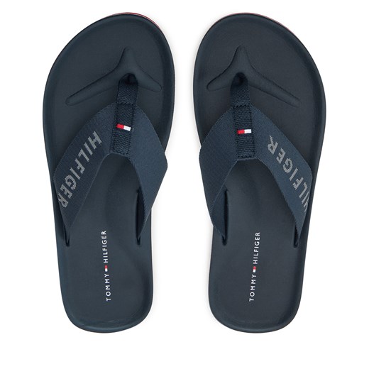 Japonki Tommy Hilfiger Comfort Hilfiger Beach Sandal FM0FM05341 Granatowy Tommy Hilfiger 44 eobuwie.pl