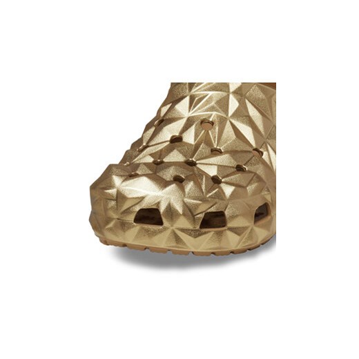 Crocs Klapki Cls Metallic Geometric Clog 210002 Złoty Crocs 38_39 MODIVO