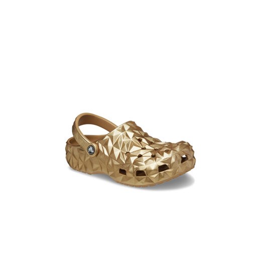 Crocs Klapki Cls Metallic Geometric Clog 210002 Złoty Crocs 38_39 MODIVO