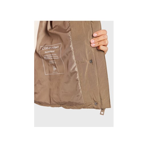 Calvin Klein Kurtka puchowa K20K204693 Beżowy Regular Fit Calvin Klein M MODIVO
