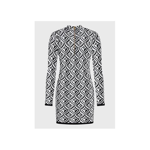 Glamorous Sukienka dzianinowa CK6805 Czarny Slim Fit Glamorous 40 MODIVO